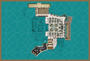 , Floor Plan First Floor, YASMINE PALACE - مطعم قصر الياسمين