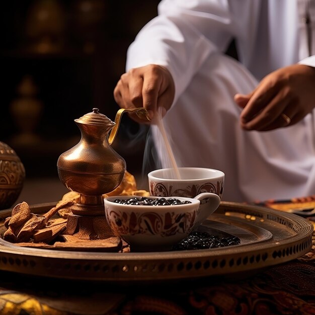 Arabic Coffee Package “With one staff member for organized service.